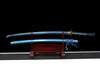 Handmade Spring Steel Full Tang Real Japanese Katana With Blue Lightning Style