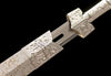 Handmade High Carbon Steel Real Sword With Silver Sheath