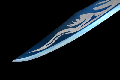 Xuan Ice Battle Sword Handmade Black Sheath