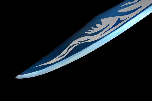 Xuan Ice Battle Sword Handmade Black Sheath