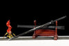 Handmade High Carbon Steel Real Sword With Black Sheath