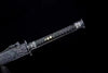Handmade Carbon Steel Real Sword With Black Sheath