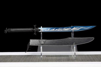Xuan Ice Battle Sword Handmade Black Sheath