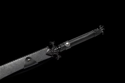 Xuan Ice Battle Sword Handmade Black Sheath