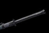 Handmade Carbon Steel Real Sword With Black Sheath