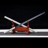 Handmade Manganese Steel Real Sword With Silver Sheath