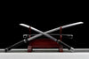 Two swords in one sheath , Handmade Manganese Steel Full Tang Real Japanese Katana